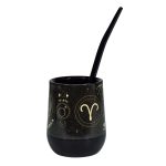 Mate Signos Aries + Bombilla + Saca Yerba - Imagen 2