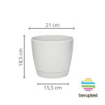 Maceta Riga 21 - Tiza - Imagen 2