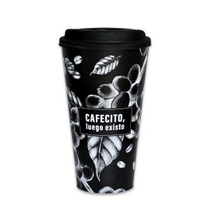 Vaso 500 ml - Cafecito, luego existo