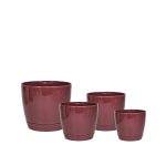 Macetas Plásticas Riga Premium Set X4 N13, 17, 21 y 25 - Borravino