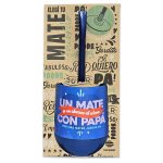 Mate Papá "Abrazo al Alma" + Bombilla + Saca Yerba - Imagen 3