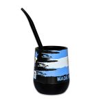 Mate Argentina "Made In Argentino" + Bombilla + Saca Yerba - Imagen 3