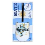 Mate Argentina "Mapa Argentino Futbolero" + Bombilla + Saca Yerba - Imagen 4
