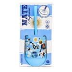 Mate Argentina "Stickers Celeste" + Bombilla + Saca Yerba - Imagen 5